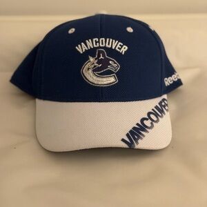 Reebok Blue and White Vancouver Canucks Hat